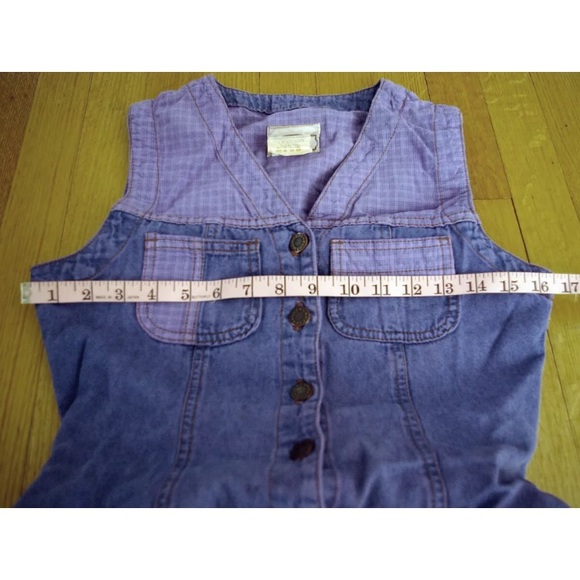 rad 90s PURPLE Nevada jeanswear vintage dress SMALL S vtg grunge kinderwhore - Picture 2 of 11